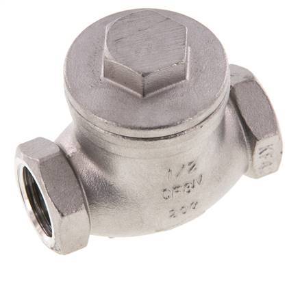 G 1/2'' Acier Inoxydable Clapet À Battant 16 Bar (232 Psi) Joint Métallique
