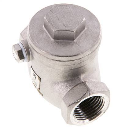 G 1/2'' Acier Inoxydable Clapet À Battant 16 Bar (232 Psi) Joint Métallique