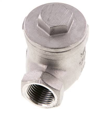 G 1/2'' Acier Inoxydable Clapet À Battant 16 Bar (232 Psi) Joint Métallique
