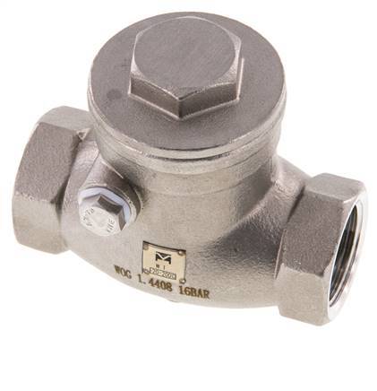 G 3/4'' Acier Inoxydable Clapet À Battant 16 Bar (232 Psi) Joint Métallique