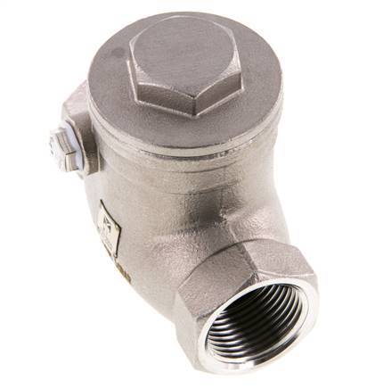 G 3/4'' Acier Inoxydable Clapet À Battant 16 Bar (232 Psi) Joint Métallique