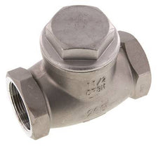 G 2-1/2'' Acier Inoxydable Clapet À Battant 16 Bar (232 Psi) Joint Métallique