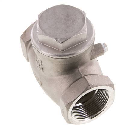G 2-1/2'' Acier Inoxydable Clapet À Battant 16 Bar (232 Psi) Joint Métallique