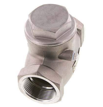 G 2-1/2'' Acier Inoxydable Clapet À Battant 16 Bar (232 Psi) Joint Métallique