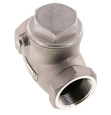 G 2-1/2'' Acier Inoxydable Clapet À Battant 16 Bar (232 Psi) Joint Métallique