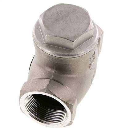 G 2-1/2'' Acier Inoxydable Clapet À Battant 16 Bar (232 Psi) Joint Métallique