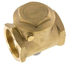 G 2'' Brass Swing Check Valve 10 bar (145 psi) Metal Seal