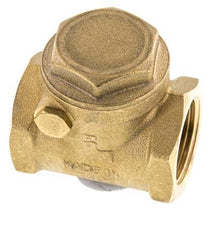 G 1'' Brass Swing Check Valve 12 bar (174 psi) NBR Soft Seal