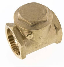 G 2'' Brass Swing Check Valve 10 bar (145 psi) NBR Soft Seal