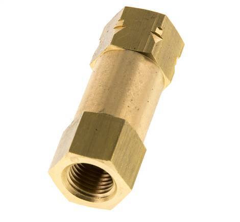 G 1/4'' Filetage Femelle Laiton Clapet Anti Retour 0.4-40 Bar (5.8-580 Psi)