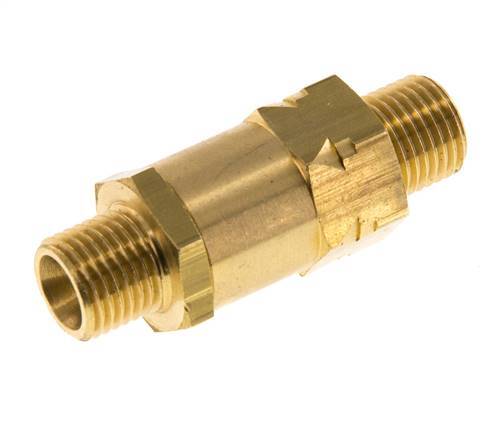 G 1/4'' Male Threaded Brass Check Valve 0.4-40 bar (5.8-580 psi)