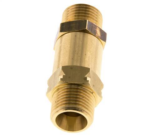 G 1/2'' Filetage Mâle Laiton Clapet Anti Retour 0.4-40 Bar (5.8-580 Psi)