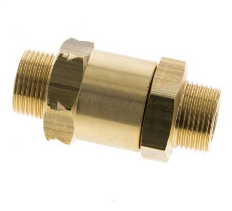 G 3/4'' Filetage Mâle Laiton Clapet Anti Retour 0.1-40 Bar (1.45-580 Psi)