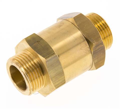 G 1'' Filetage Mâle Laiton Clapet Anti Retour 0.1-40 Bar (1.45-580 Psi)