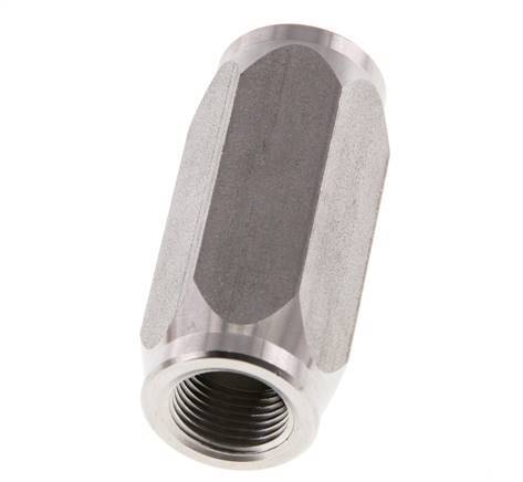 G 3/8'' Clapet Anti Retour Hydraulique Acier Inoxydable 0.5-350 Bar (72.5-5075 Psi)