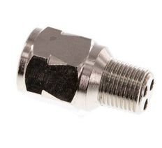 R/Rp 1/8'' M/F Mini Check Valve Nickel-Plated Brass 10 bar (145 psi) NBR With Spring