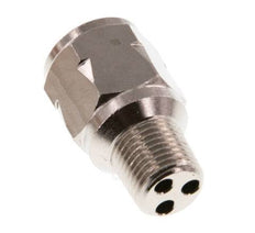 R/Rp 1/8'' M/F Mini Check Valve Nickel-Plated Brass 10 bar (145 psi) NBR With Spring