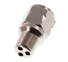 R/Rp 1/8'' M/F Mini Check Valve Nickel-Plated Brass 10 bar (145 psi) NBR With Spring