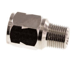 R/Rp 3/8'' M/F Mini Clapet Anti Retour Nickelé Laiton 10 Bar (145 Psi) NBR Pas De Ressort