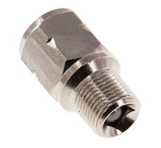 R/Rp 3/8'' M/F Mini Clapet Anti Retour Nickelé Laiton 10 Bar (145 Psi) NBR Pas De Ressort