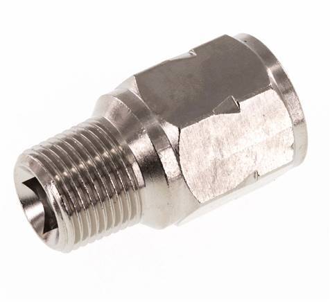 R/Rp 3/8'' M/F Mini Clapet Anti Retour Nickelé Laiton 10 Bar (145 Psi) NBR Pas De Ressort