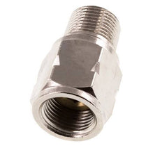 R/Rp 3/8'' M/F Mini Clapet Anti Retour Nickelé Laiton 10 Bar (145 Psi) NBR Pas De Ressort