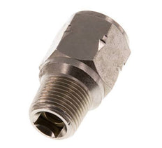 R/Rp 3/8'' M/F Mini Check Valve Nickel-Plated Brass 10 bar (145 psi) FKM With Spring