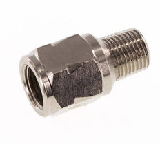 R/Rp 1/8'' M/F Mini Clapet Anti Retour Nickelé Laiton 10 Bar (145 Psi) FKM Pas De Ressort