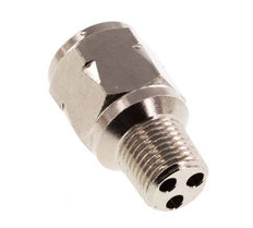 R/Rp 1/8'' M/F Mini Clapet Anti Retour Nickelé Laiton 10 Bar (145 Psi) FKM Pas De Ressort