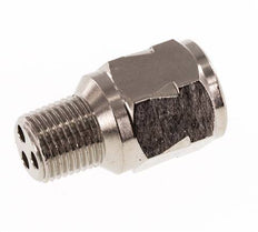 R/Rp 1/8'' M/F Mini Clapet Anti Retour Nickelé Laiton 10 Bar (145 Psi) FKM Pas De Ressort