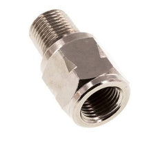 R/Rp 1/8'' M/F Mini Clapet Anti Retour Nickelé Laiton 10 Bar (145 Psi) FKM Pas De Ressort