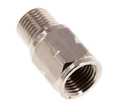 R/Rp 1/4'' M/F Mini Check Valve Nickel-Plated Brass 10 bar (145 psi) FKM No Spring