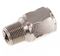 R/Rp 3/8'' M/F Mini Check Valve Nickel-Plated Brass 10 bar (145 psi) FKM No Spring