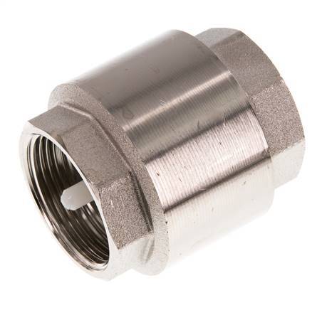 G 1-1/4'' Clapet Anti Retour Nickelé Laiton 10 Bar (145 Psi)