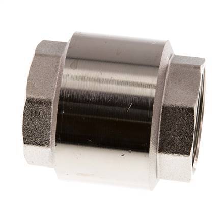G 1-1/4'' Clapet Anti Retour Nickelé Laiton 10 Bar (145 Psi)