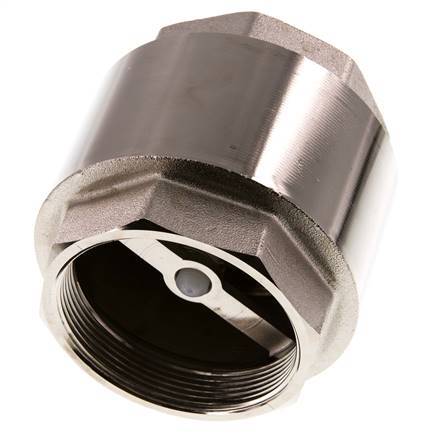 G 2-1/2'' Clapet Anti Retour Nickelé Laiton 8 Bar (116 Psi)
