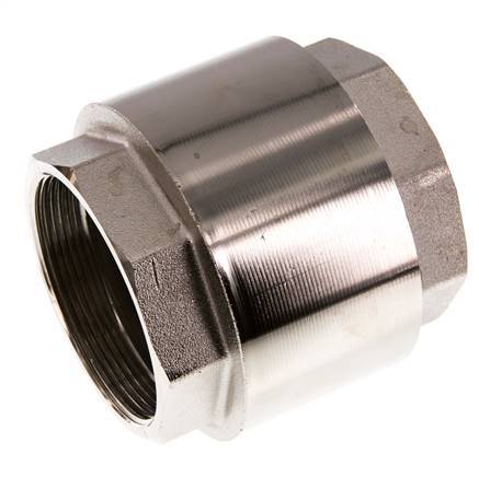 G 2-1/2'' Clapet Anti Retour Nickelé Laiton 8 Bar (116 Psi)