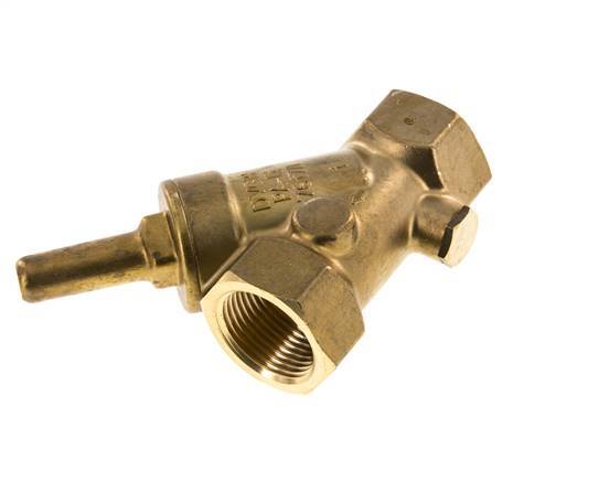 Rp 1'' Brass Y Check Valve Drinking Water 10 bar (145 psi) EPDM