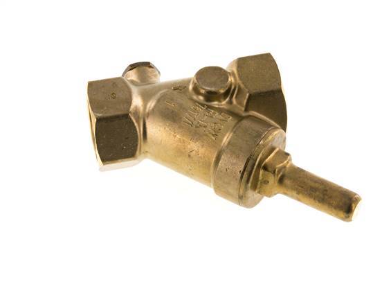 Rp 1'' Brass Y Check Valve Drinking Water 10 bar (145 psi) EPDM