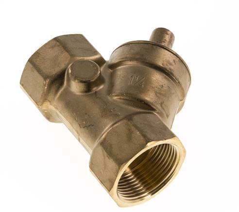 Rp 1-1/4'' Laiton Clapet Anti Retour En Y 10 Bar (145 Psi) NBR