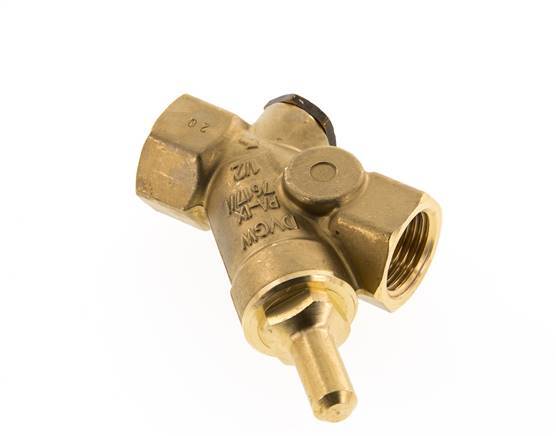 Rp 1/2'' Laiton Clapet Anti Retour En Y 16 Bar (232 Psi) FKM