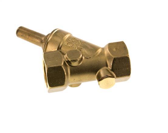 Rp 1'' Brass Y Check Valve 16 bar (232 psi) FKM