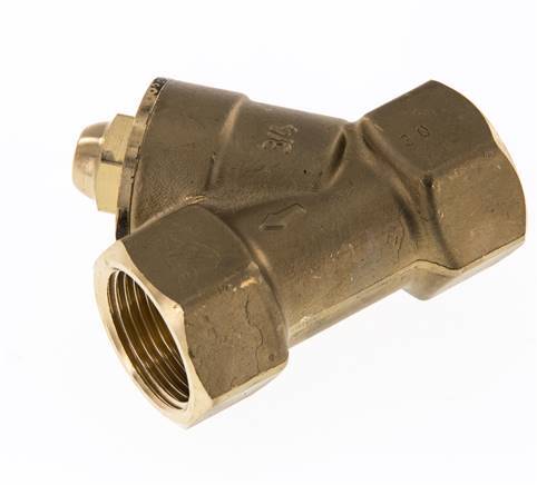 Rp 1-1/4'' Laiton Clapet Anti Retour En Y 16 Bar (232 Psi) FKM
