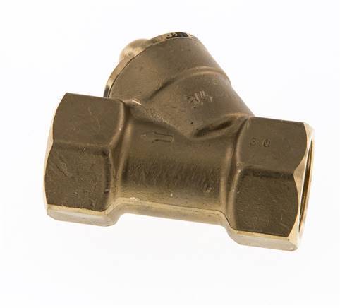 Rp 1-1/4'' Laiton Clapet Anti Retour En Y 16 Bar (232 Psi) FKM