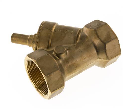 Rp 1-1/2'' Laiton Clapet Anti Retour En Y 16 Bar (232 Psi) FKM