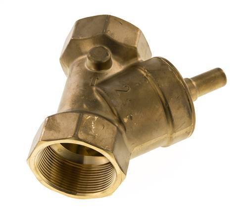 Rp 1-1/2'' Laiton Clapet Anti Retour En Y 16 Bar (232 Psi) FKM