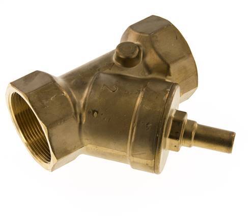 Rp 1-1/2'' Laiton Clapet Anti Retour En Y 16 Bar (232 Psi) FKM