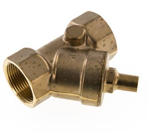 Rp 1-1/4'' Laiton Clapet Anti Retour En Y 10 Bar (145 Psi) FKM