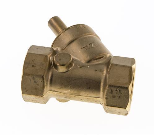 Rp 1-1/2'' Brass Y Check Valve 10 bar (145 psi) FKM
