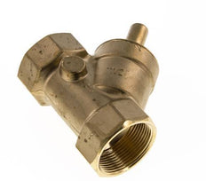 Rp 1-1/2'' Brass Y Check Valve 10 bar (145 psi) FKM
